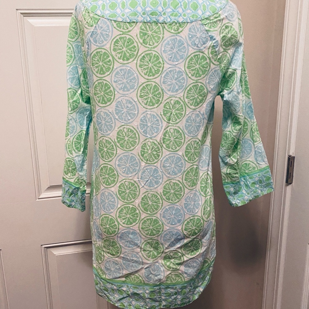 Vineyard Vines Blue and Green Dress size S - Picture 5 of 7